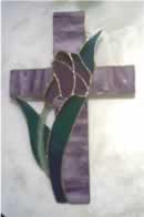 Violet Easter Cross